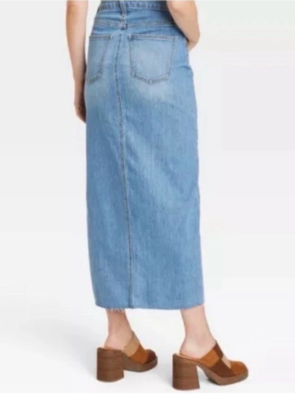 Universal Thread Denim Midi Skirt - Picture 2 of 5